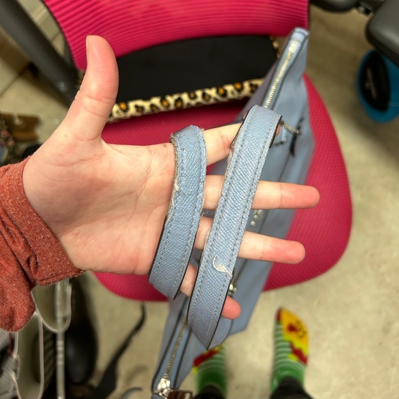 Coach blue shoulder gallery tote purse 💙 - Picture 10 of 11